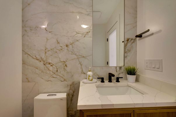 Bathroom, Interior, Marble Walls
