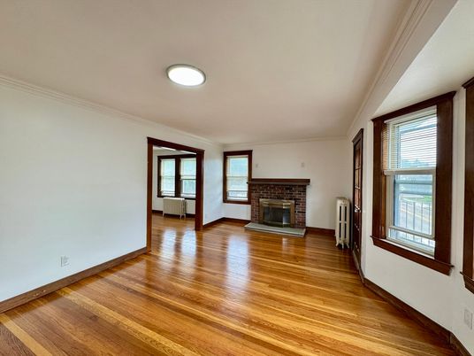 Empty room, Fireplace, Interior, Wood Texture Flooring