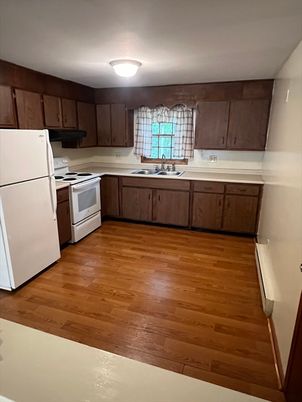 Interior, Kitchen, Wood Texture Flooring