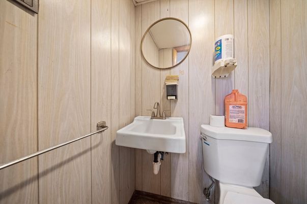 Bathroom, Interior, Wooden Walls