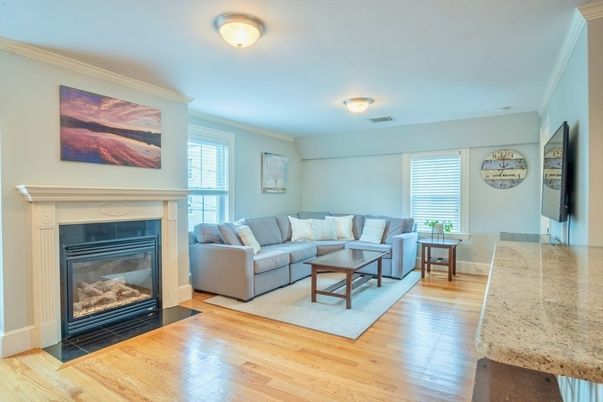 Fireplace, Interior, Living room, Wood Texture Flooring