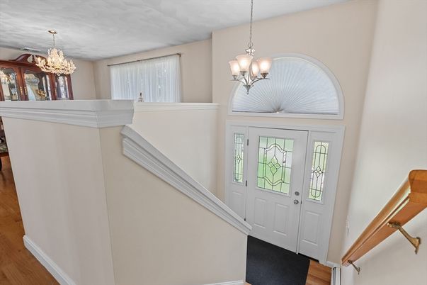 Chandelier, Interior, Wood Texture Flooring