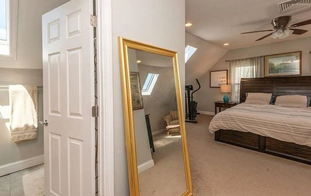 Bedroom, Interior, Recessed Lighting
