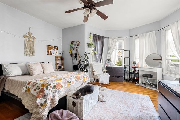 Bedroom, Interior, Wood Texture Flooring