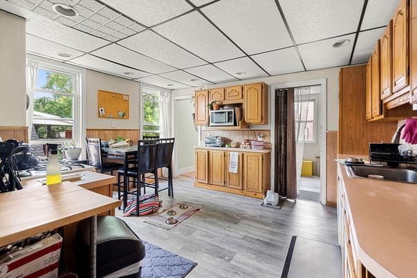 Dining room, Interior, Kitchen, Wood Texture Flooring