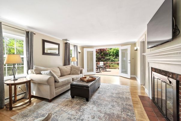 Fireplace, Interior, Living room, Wood Texture Flooring