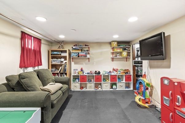 Interior, Living room, Recessed Lighting
