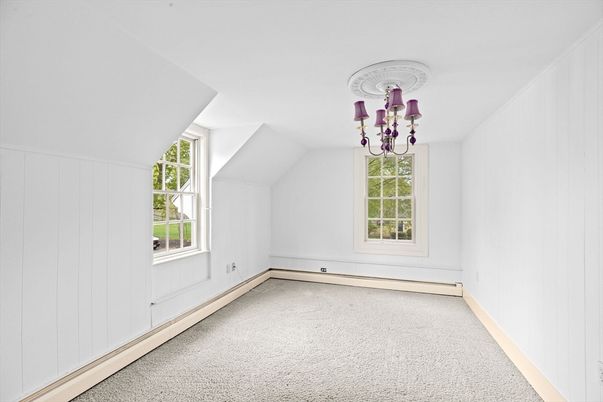 Chandelier, Empty room, Interior