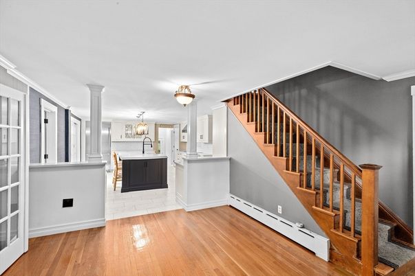 Chandelier, Interior, Wood Texture Flooring