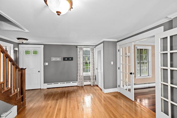 Empty room, Interior, Wood Texture Flooring