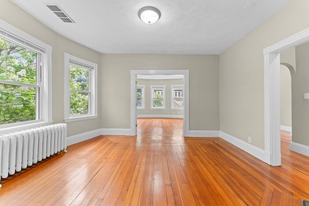 Empty room, Interior, Wood Texture Flooring