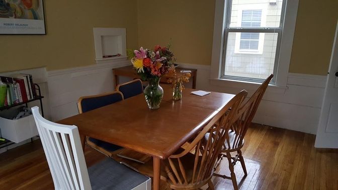 Dining room, Interior, Wood Texture Flooring