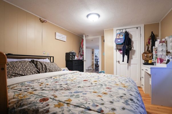 Bedroom, Interior, Wood Texture Flooring