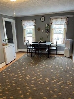 Dining room, Interior, Wood Texture Flooring