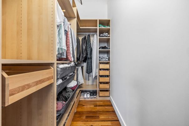 Interior, Walk-in Closets, Wood Texture Flooring