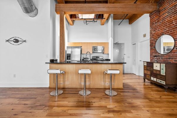 Interior, Kitchen, Stone Walls, Wooden Beams, Wooden Ceilings, Wood Texture Flooring