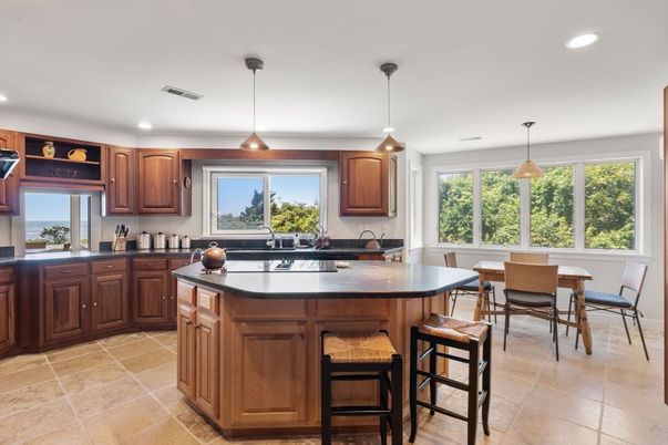 Dining room, Interior, Kitchen, Pendant Lights, Recessed Lighting