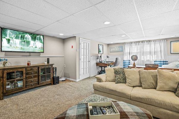 Interior, Living room, Recessed Lighting
