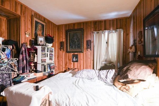 Bedroom, Interior, Wooden Walls