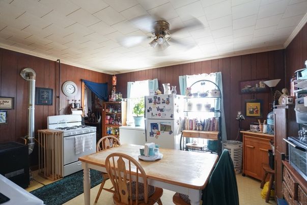 Interior, Kitchen, Wooden Walls