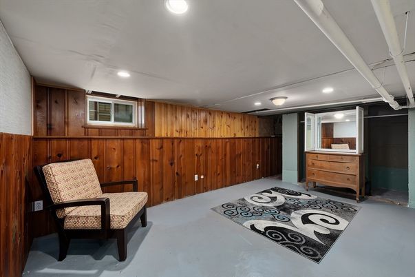 Interior, Recessed Lighting, Wooden Walls
