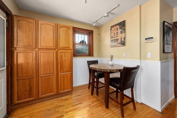 Dining room, Interior, Wood Texture Flooring