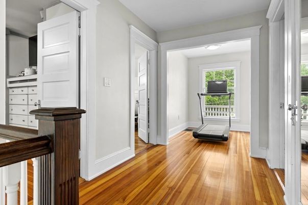 Fitness Equipment, Interior, Wood Texture Flooring