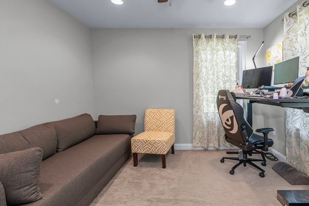 Home Office, Interior, Recessed Lighting