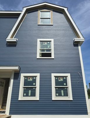 Exterior, Facade, Rowhouse