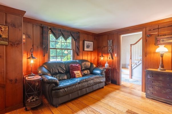 Interior, Living room, Wood Texture Flooring, Wooden Walls
