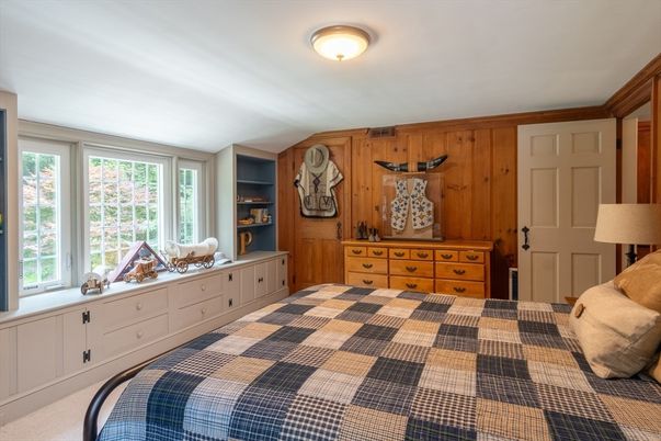 Bedroom, Interior, Wooden Walls