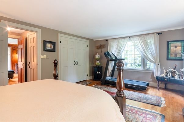 Bedroom, Fitness Equipment, Interior, Wood Texture Flooring