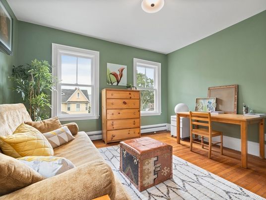 Home Office, Interior, Wood Texture Flooring