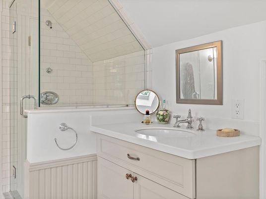 Bathroom, Dual Sink Vanities, Glass Shower, Interior