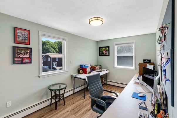 Home Office, Interior, Wood Texture Flooring