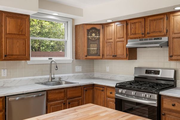 Interior, Kitchen, Recessed Lighting, Stainless Steel Appliances