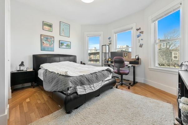 Bedroom, Home Office, Interior, Wood Texture Flooring