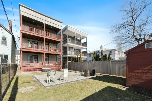 Backyard, Exterior, Facade, Condo Building