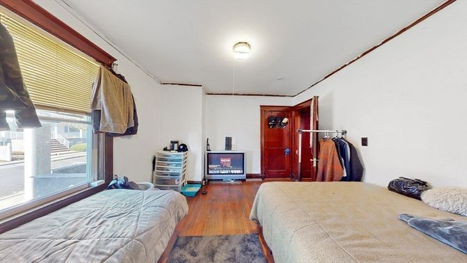 Bedroom, Interior, Wood Texture Flooring