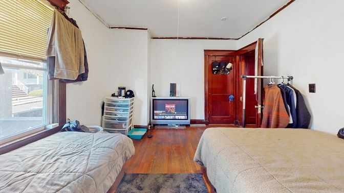 Bedroom, Interior, Wood Texture Flooring