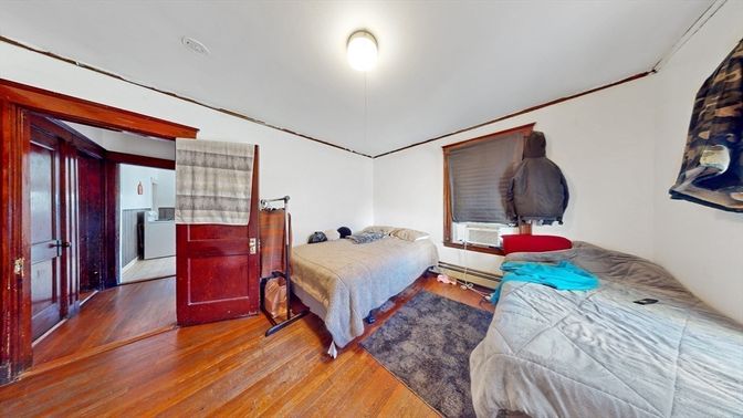 Bedroom, Interior, Wood Texture Flooring