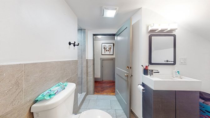 Bathroom, Interior, Wood Texture Flooring