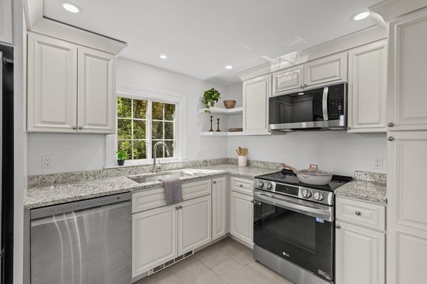 Interior, Kitchen, Recessed Lighting, Stainless Steel Appliances