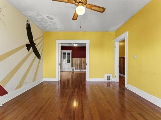 Empty room, Interior, Wood Texture Flooring