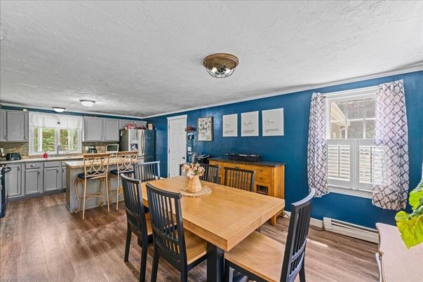 Dining room, Interior, Kitchen, Wood Texture Flooring