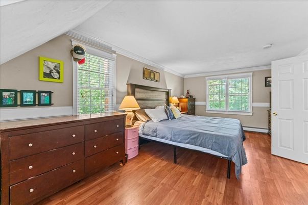 Bedroom, Interior, Wood Texture Flooring