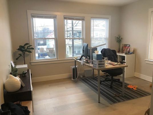 Home Office, Interior, Wood Texture Flooring