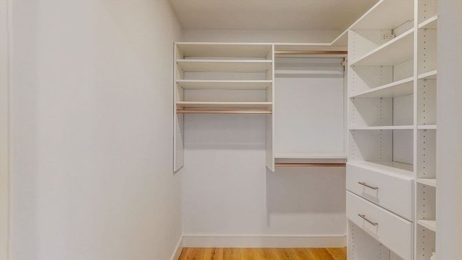Interior, Walk-in Closets, Wood Texture Flooring