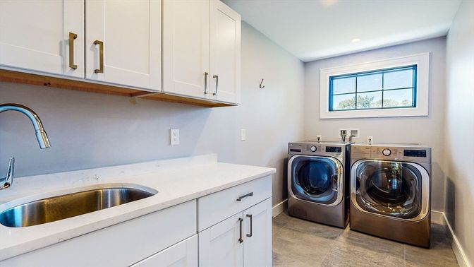 Interior, Recessed Lighting, Washer