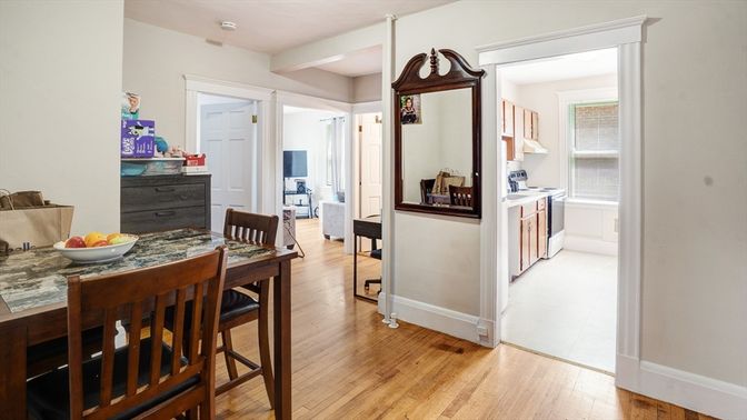 Dining room, Interior, Kitchen, Wood Texture Flooring